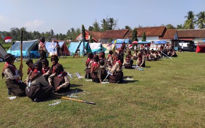 KEGIATAN KEMAH BAKTI DAN PELANTIKAN PENGGALANG RAKIT GUDEP 087/088 TAHUN AJARAN 2025/2026
